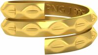 PNG Jewellers 3 gm Vedhani Gold Ring 24 kt (995)