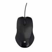 Zepto | Portronics Toad 101 Wired Optical Mouse with 1200 DPI, Plug & Play, Hi-Optical Tracking, 1.25M Cable Length, 30Lakhs Click Life - Black