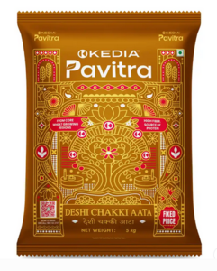 Zepto : Kedia Pavitra Deshi Chakki Aata 5kg (Location Specific)