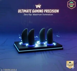 Pro-Gamer Sweat-Proof thumb Sleeves (Pack of 2 Pairs) 