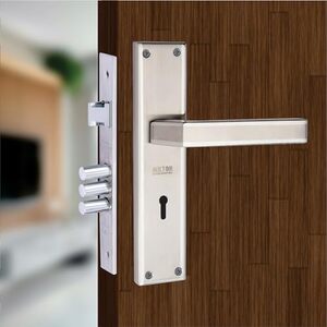 Milton Stainless Steel Mortise Lock Set with Two Tone Finish
