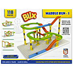 Blix Marble Run Tracks Building Kit STEM Toy (118 Parts)