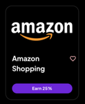 onpoints - Amazon Shopping Voucher at 25% discount (points back)