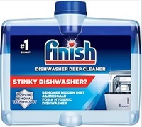 Finish Dishwasher Deep Cleaner Liquid, 250 ml | Odour Removal Technology | Removes Hidden Dirt & Limescale| Extend your Dishwasher's life 