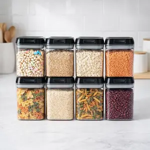 Norva Airtight Storage Plastic Container - Set Of Eight