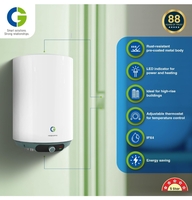CG-Magnamix 25 Ltr Storage Water Heater (Geyser) | 5 Star Rated | High Rise Compatible | Glasslined Tank | Copper Element | Rust Proof Body | 100% Copper Element | 2 Yrs Product & 5 Yrs Tank Warranty