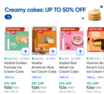 Instamart | Icecream Cakes : Upto 50% Off | Search Icecream Cakes | Get-A-Way Triple Chocolate Ice Cream Cake | Price Drop 