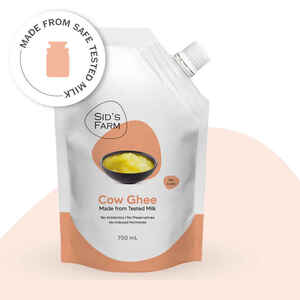 Zepto : Sid's Farm Cow Ghee 750 ml (Location Specific)
