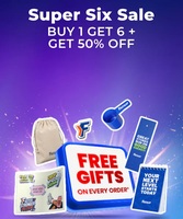 Fast&Up Super Six Sale : Buy 1 Get 6 + Get 50% Off