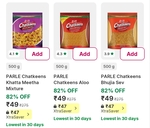 Minutes - Parle chatkeena aloo bhuija 500g