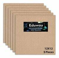 Eduway 12x12 Inch MDF Board Wood Sheet