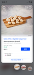 Button Mushroom (Anabe) on Instamart
