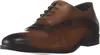  Hush Puppies Mens CHALES Pleat E Light Brown Oxford - 7 UK