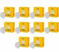 Jaquar 6W LED Gem Trimless Round Surface Mount Down Light | Natural White (4000K) | (Pack of 10)