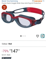 Swimming goggles ₹147