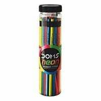 Doms Neon Rt Pencil 30 Pcs Jar,Ink Color: Black