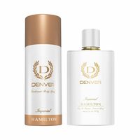 Denver imperial 150ml deodorant spray and imperial 100ml perfume for Men (250ml Pack of 2)