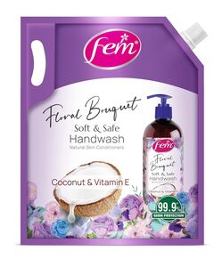 DABUR Fem Floral Bouquet Soft & Safe Handwash - 1500 Ml 