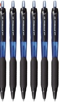 uni-ball Jetstream SXN101 0.7mm Roller Ball Pen | Blue Ink, Pack of 6