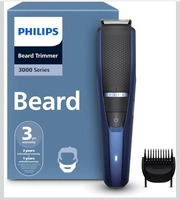 Philips India's No.1 Men's Trimmer* | Lift & Trim Technology | Skin Friendly Beard Trimmer for Men | Effortless Styling | Self-Sharpening Blades | 60 mins runtime | 3 yrs warranty* | BT3325