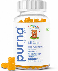 Purna Gummies Kids Multivitamin Gummies For Growth, Immunity and Health - 30 Gummies (30 No)
