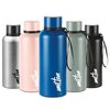 Milton Aura 750 Thermosteel Water Bottle 725 ml, 24 Hr Hot and Cold I Leak Proof Lid, ISI Certified I Vacuum Insulated I for Office, Gym, School I Dark Blue