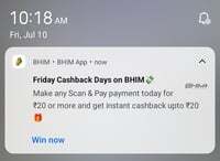 BHIM Friday Cashback Days: Scan & Pay ₹20+ & Get Up to ₹20 Instant Cashback