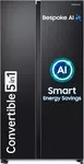 Samsung 653 L, 3 Star, Frost Free, Double Door, Convertible 5-in-1 Digital Inverter, Side By Side AI Enabled Smart Refrigerator with WiFi