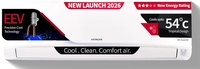Hitachi 1 Ton 3 Star, New Star rated, Inverter Split AC (Copper, 4 Way Swing, ice Clean, EEV Precision- Higher Performance Cooling
