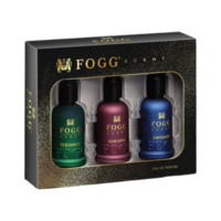 (Pack Of 3) FOGG Gift Set Premium Perfume Scent With Long Lasting Eau de Parfum  -  90 ml