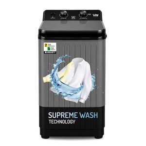VW 8.5 kg Top Load Washer Only (V8 SupremWash) (Black/Grey)