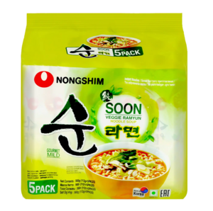 Zepto : Nongshim Soon Veggie Ramyun | 5 In 1