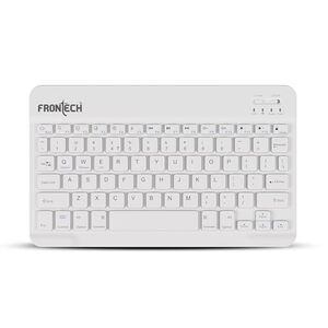 FRONTECH Wireless Mini Keyboard - 78 Keys, Bluetooth Connectivity, Rechargeable, Ultra Slim, Compact Design 1 Year Warranty (FT-1603AW)