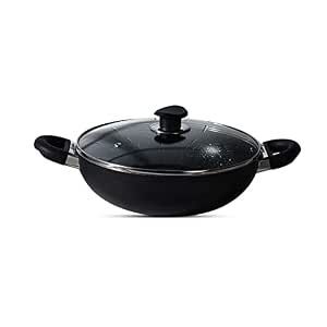 BERGNER Essential Plus 5-Layer Non-Stick 20cm Kadai with Glass Lid, 2.3 L Kadhai, Consumes Less Oil, Bakelite Handles with Comfortable Grip, Quick Heat Distribution, Easy to Clean - Induction Bottom

70%
off


