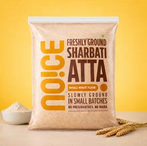 NOICE Freshly Ground Sharbati Atta (Whole Wheat Flour)