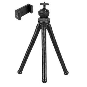 hiffin Gorillapod 30.48cm Adjustable Tripod ( 360 Degree Rotating Ball Head, Black )