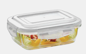 BOROSIL Glass Grocery Container - 640 ml (Clear)
