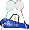 Starx Double Shaft with Double Wiring Aluminium 1 Pair Badminton Racket 
