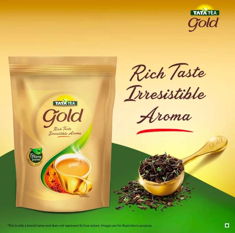 Tata Tea Gold Black Tea at ₹275, half off the regular price