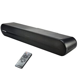 Blaupunkt SBA40 60W Bluetooth Soundbar Speaker with Bluetooth, AUX, USB, Mini Soundbar for TV/PC/Projectors/Tablets