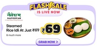 Swiggy Dineout Flash Sale : Naivedyam Item starting from 9Rs (Location Specific)