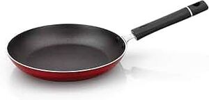 Cello Non Stick Induction Base Aluminium Taper Pan, Red

