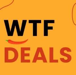 Pepperfry WTF Deals | Kitchen, Storage, Lights, Clocks & More | Up to 100% OFF | Starts at ₹1 + Delivery Charges