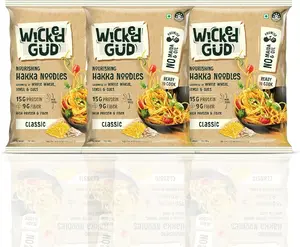 WickedGud Hakka Noodles (400gm x 3)