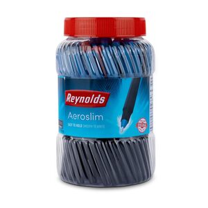 Reynolds AeroSlim Ball Pen Set – 70 Pens (60 Blue, 5 Black & 5 Red)