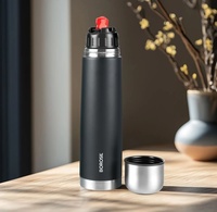 Borosil - 24 Hours Hot & Cold Thermo Double Wall Vaccum Insulated Steel Flask Bottle 500 ml Steel Flask on Flipkart
