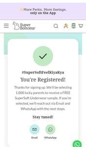 FREE SuperSoft Underwear Sample for Kids! | 1,000 Winners
