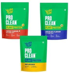 YogaBar Plant Protein (1.5 kg, Unflavoured, Chocolate, Coffee)