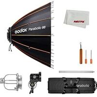 Godox P88 Kit Parabolic Softbox, Quick-Setup Bowens Mount for Godox SL-60W SL150WII VL150 VL300 UL150 UL60 SZ150R SZ200BI and Bowens Mount Falsh