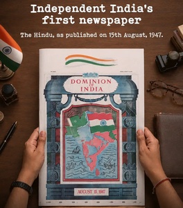 Zepto - Independent India's First Newspaper (limited edition newspaper)